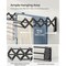 Foldable Wall Mounted Drying Rack Steel Accordion Clothes Air Dry Rack with Extendable Design for Towels Clothes Bathroom and Laundry Room